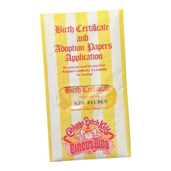 Vintage 1985 Cabbage Patch Circus Kids - Picture 3 of 8